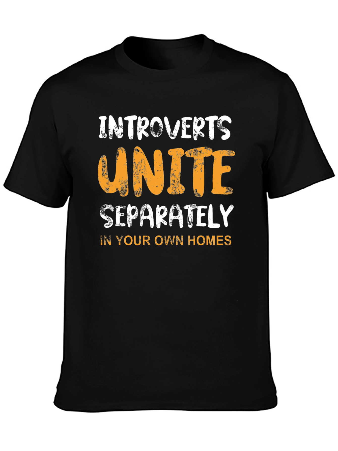 Introverts Unite Separately Funny Graphic T-Shirt