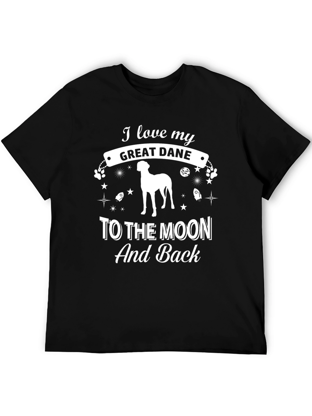 I Love My Great Dane T-Shirt