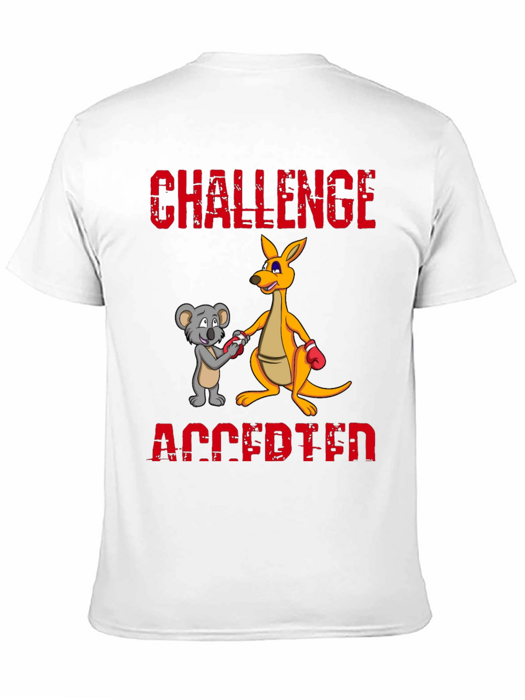 Challenge Accepted T-Shirt Kangaroo vs Koala Boxing
