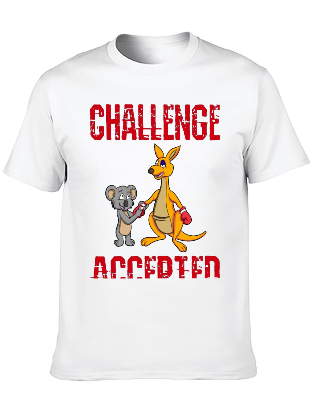 Challenge Accepted T-Shirt Kangaroo vs Koala Boxing
