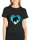 Mammoth Heart Graphic Tee - Stylish Comfort