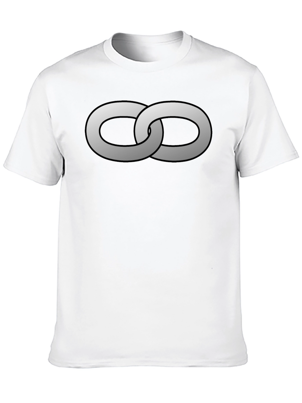 Interlocked Rings Graphic Tee - Stylish Black T-Shirt