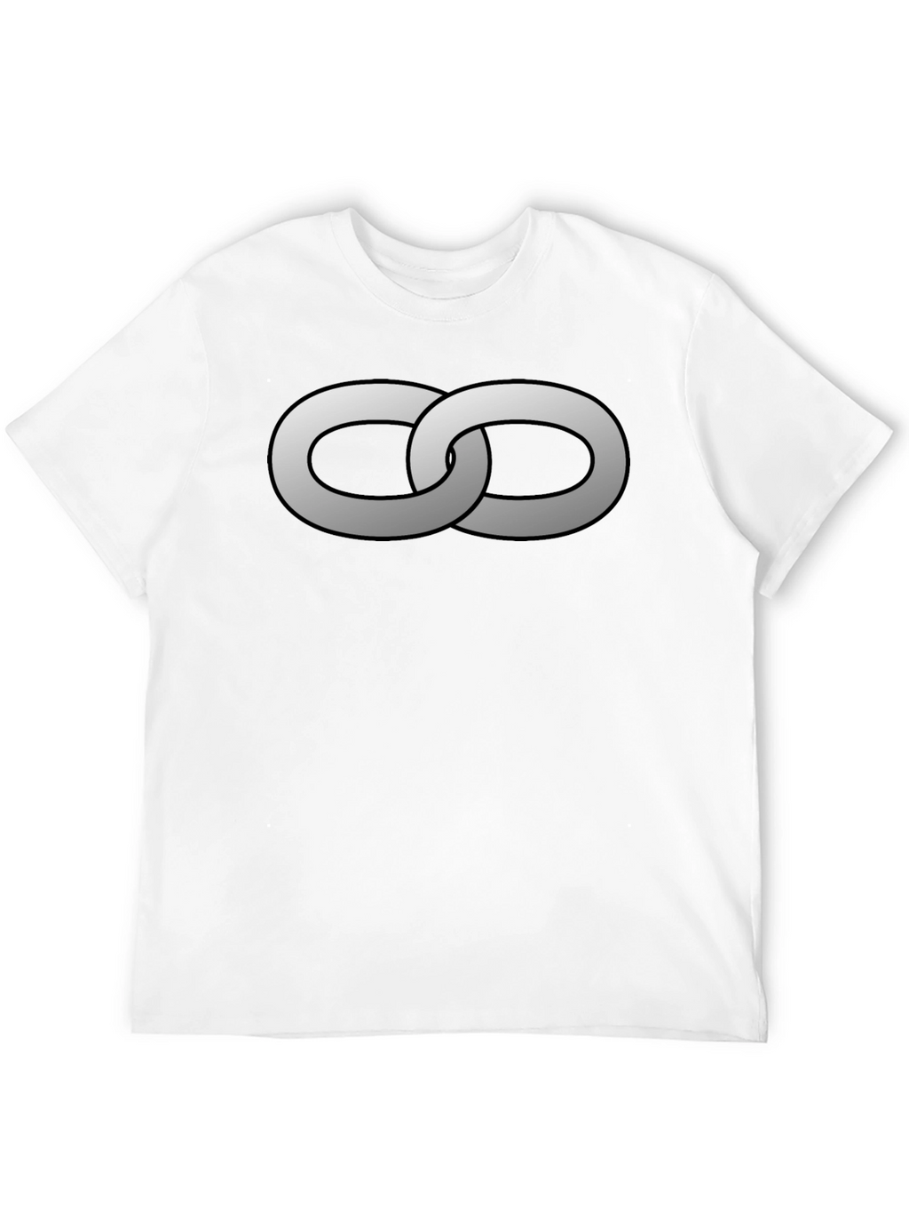 Interlocked Rings Graphic Tee - Stylish Black T-Shirt
