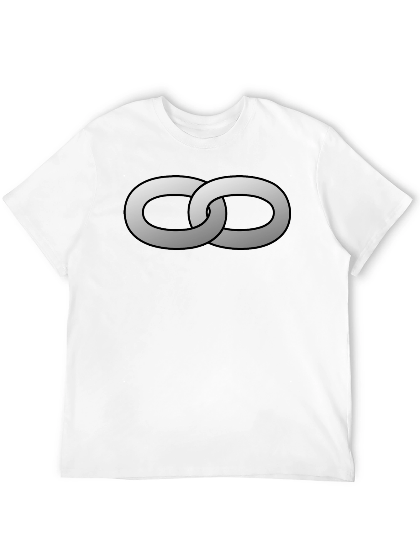 Interlocked Rings Graphic Tee - Stylish Black T-Shirt
