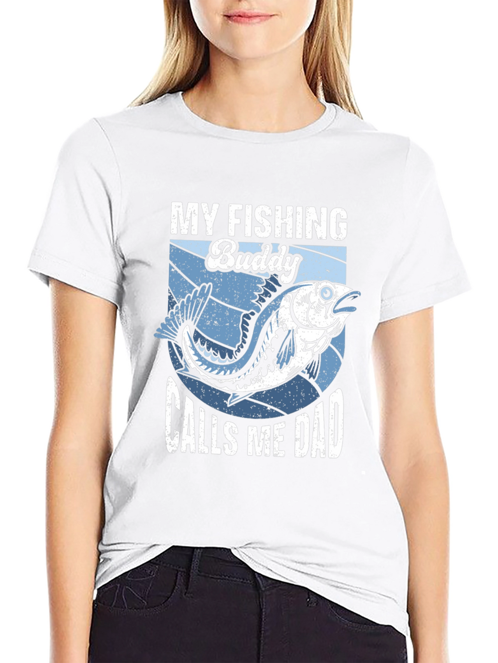 My Fishing Buddy Calls Me Dad T-Shirt