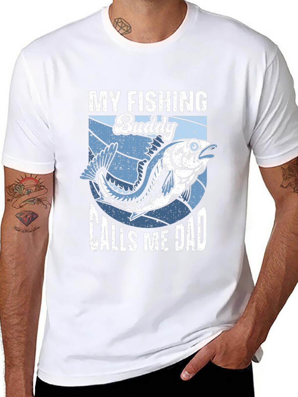 My Fishing Buddy Calls Me Dad T-Shirt
