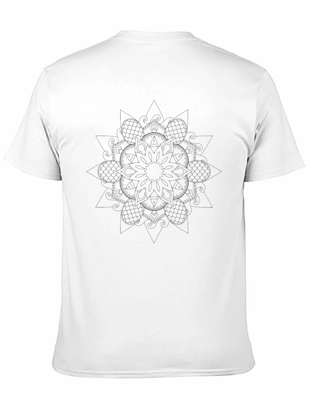 Black Mandala Graphic T-Shirt