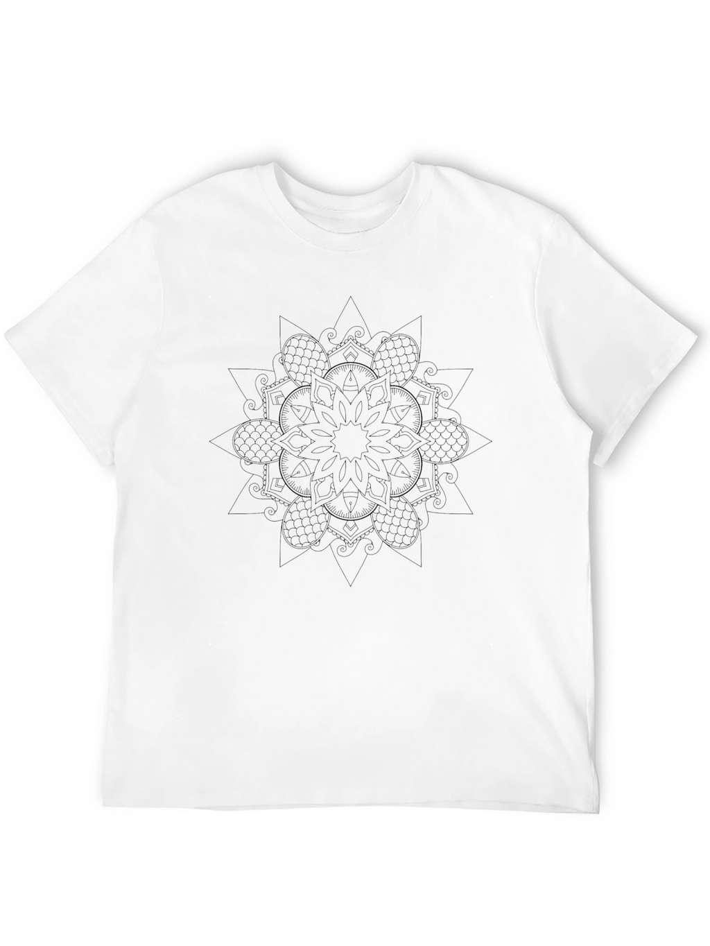 Black Mandala Graphic T-Shirt