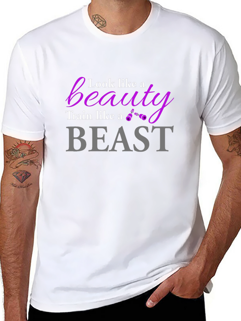 Beauty and the Beast Workout T-Shirt