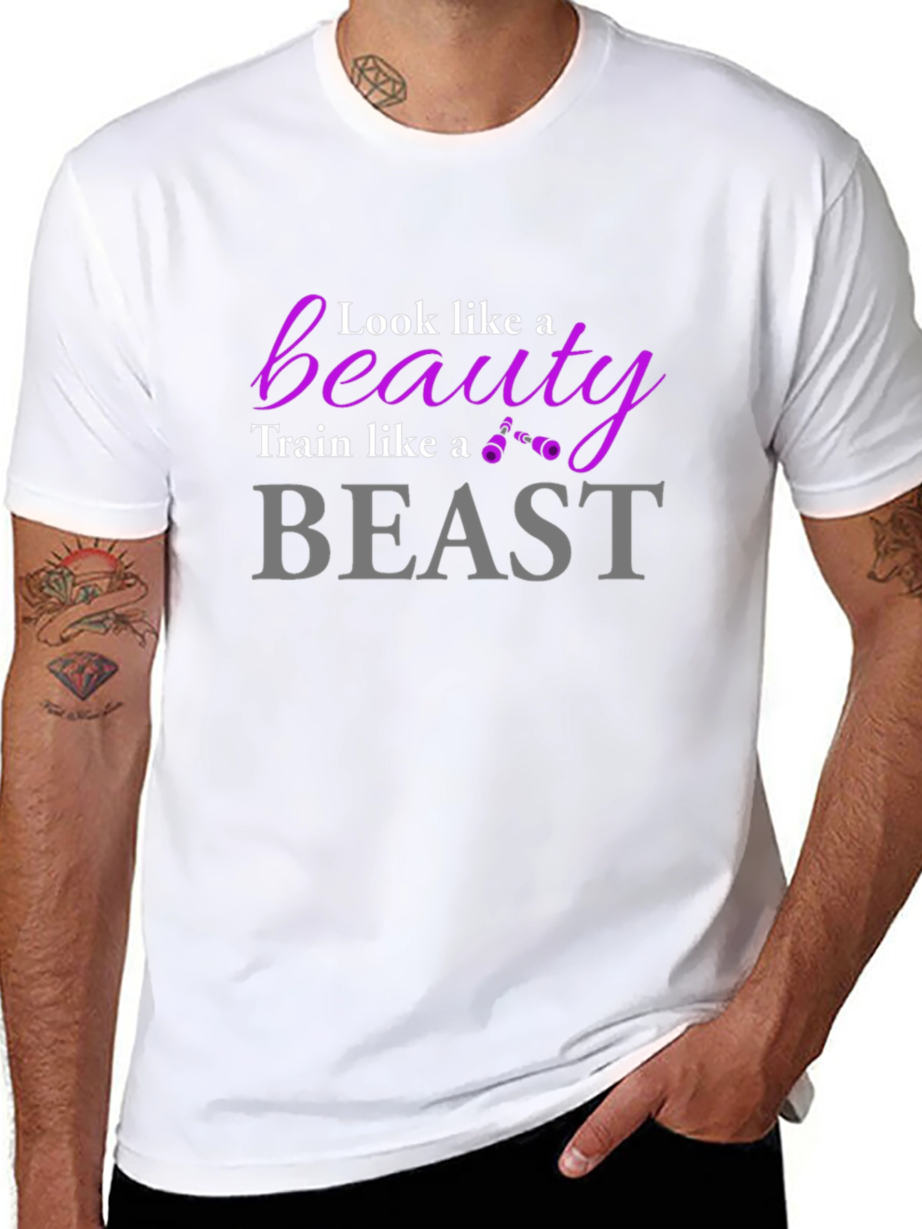 Beauty and the Beast Workout T-Shirt