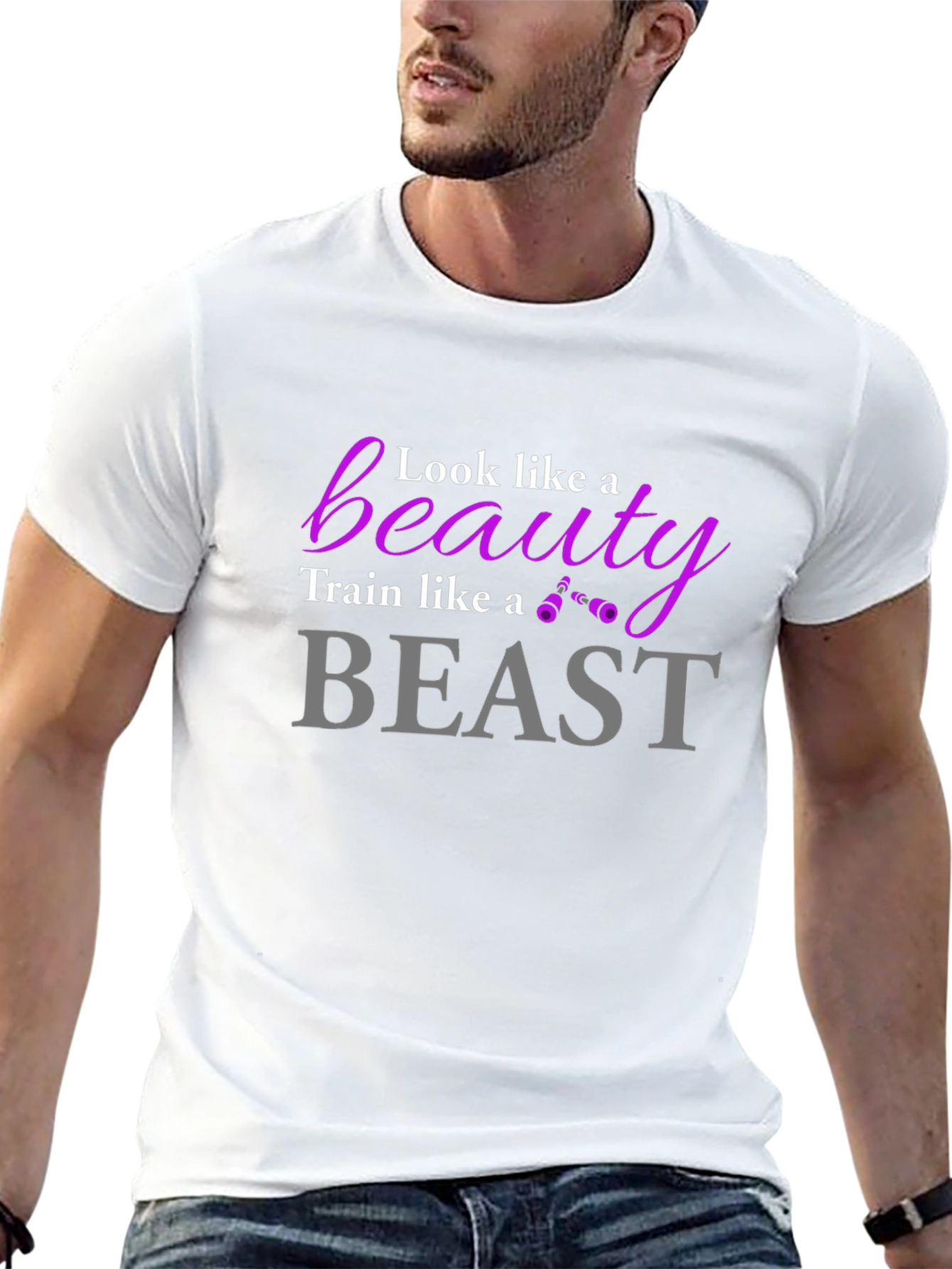 Beauty and the Beast Workout T-Shirt
