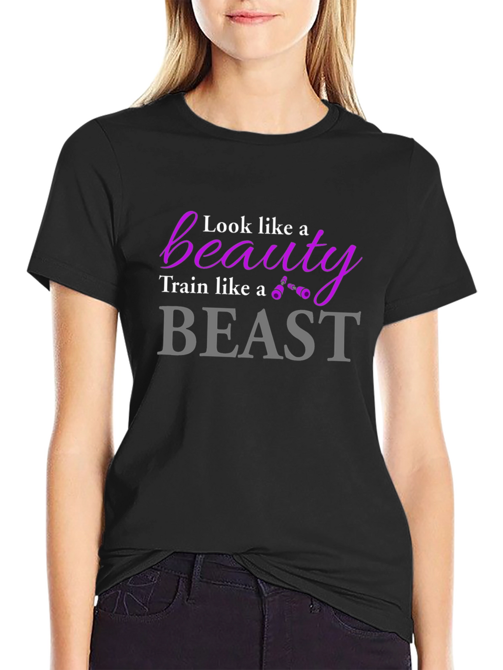 Beauty and the Beast Workout T-Shirt