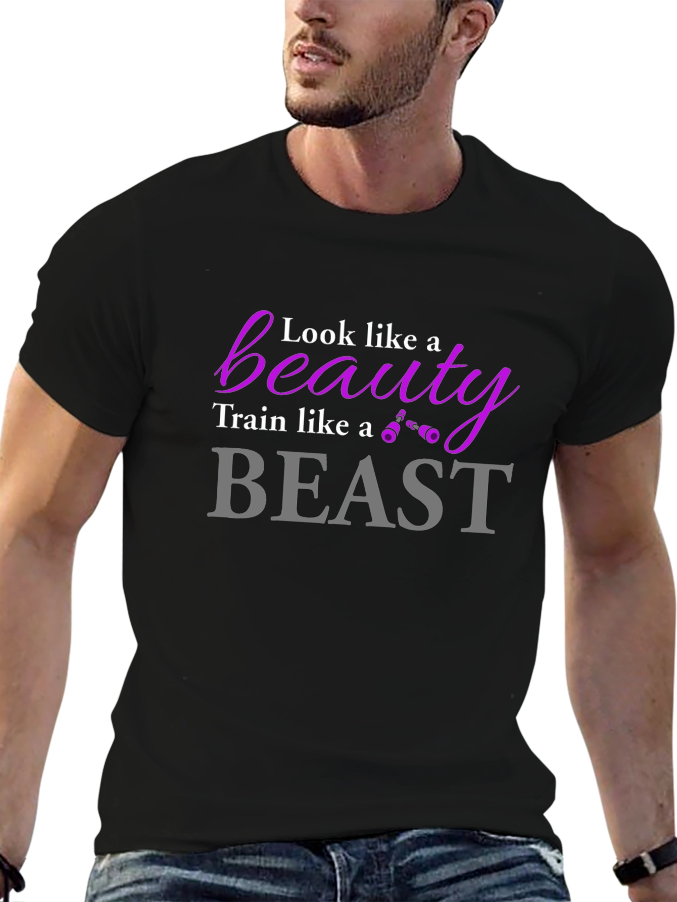 Beauty and the Beast Workout T-Shirt