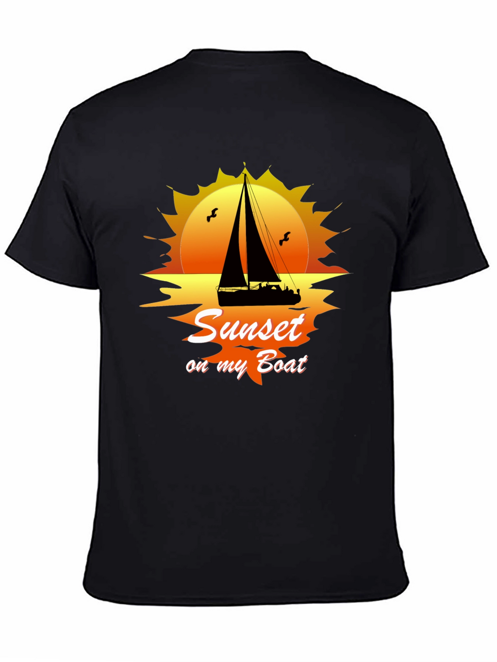 Sunset On My Boat Graphic T-Shirt
