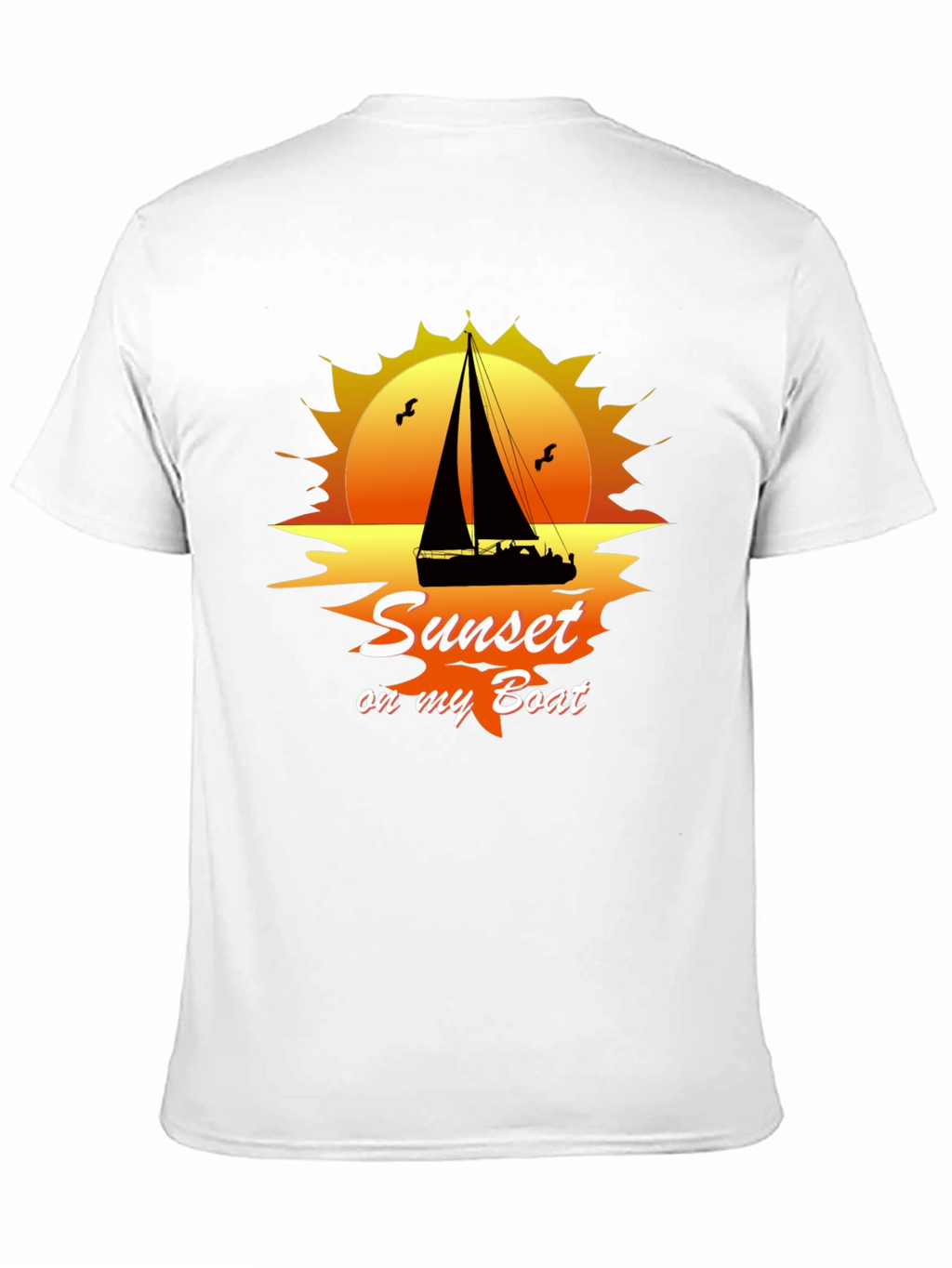 Sunset On My Boat Graphic T-Shirt