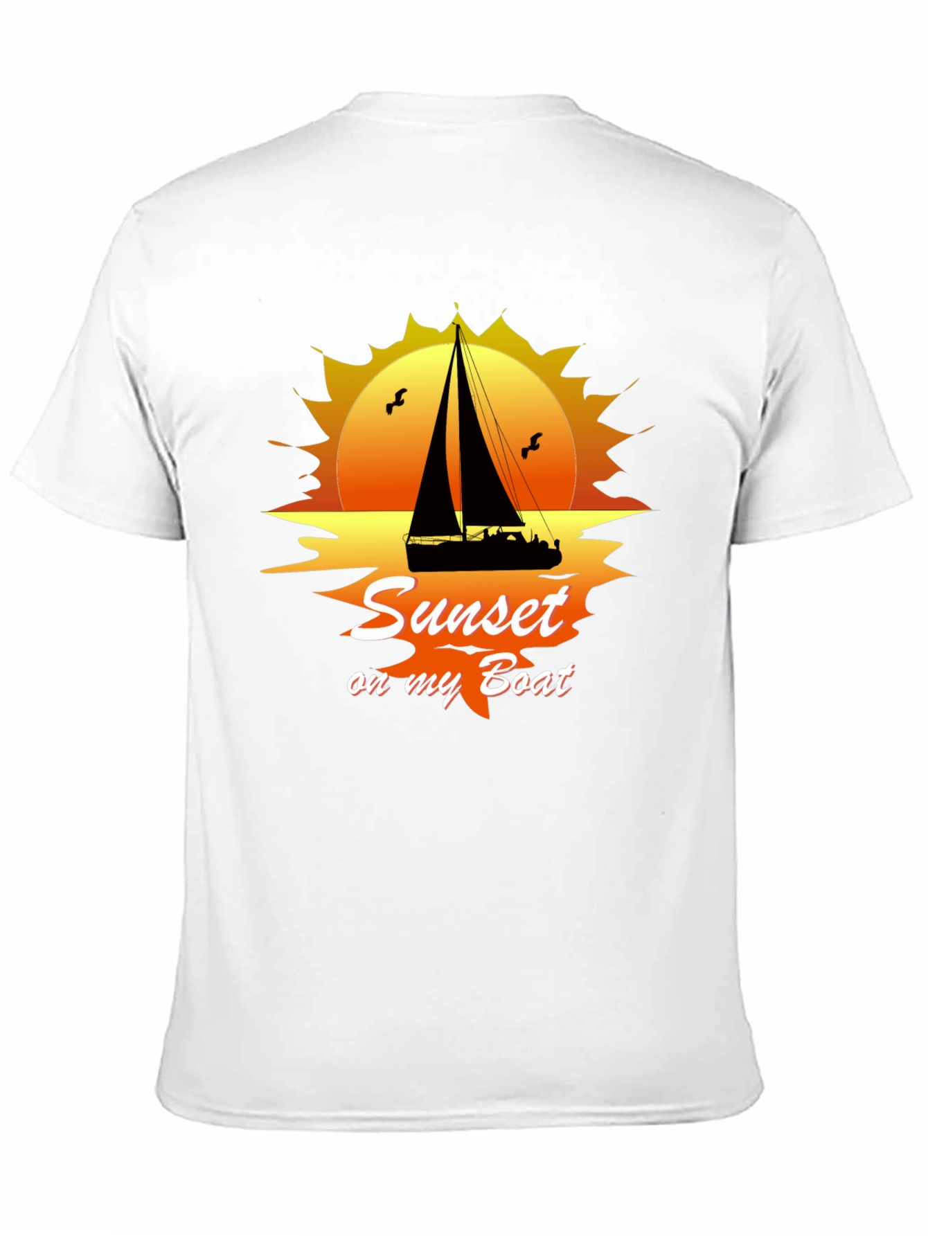 Sunset On My Boat Graphic T-Shirt