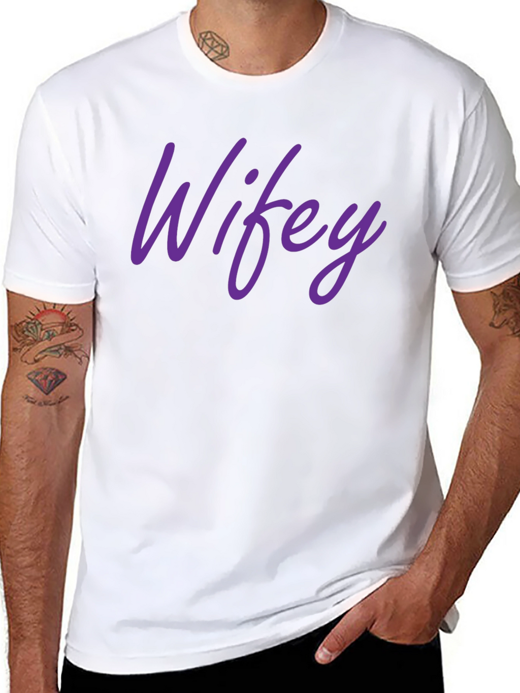 Wifey Graphic Tee - Black