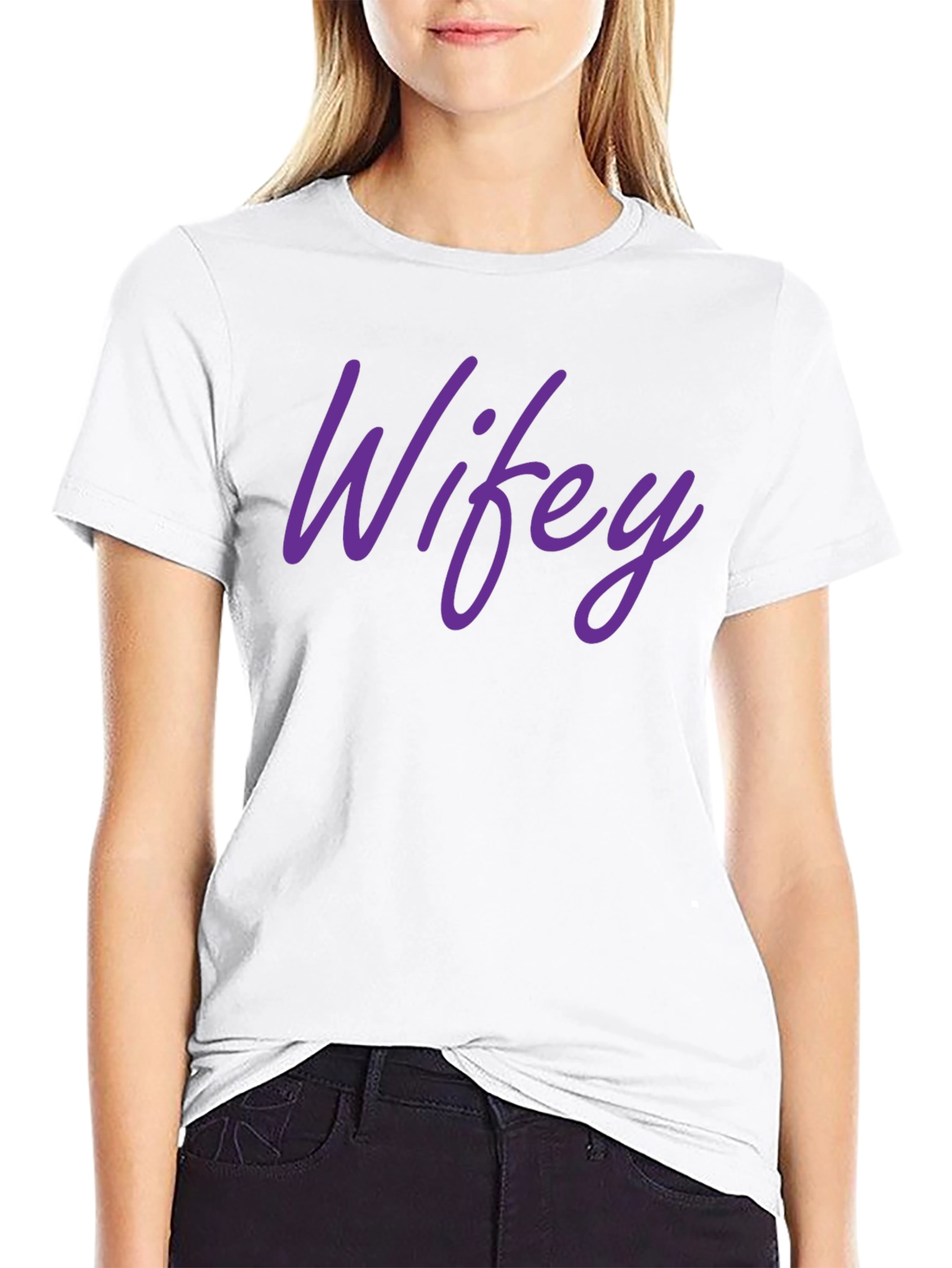 Wifey Graphic Tee - Black