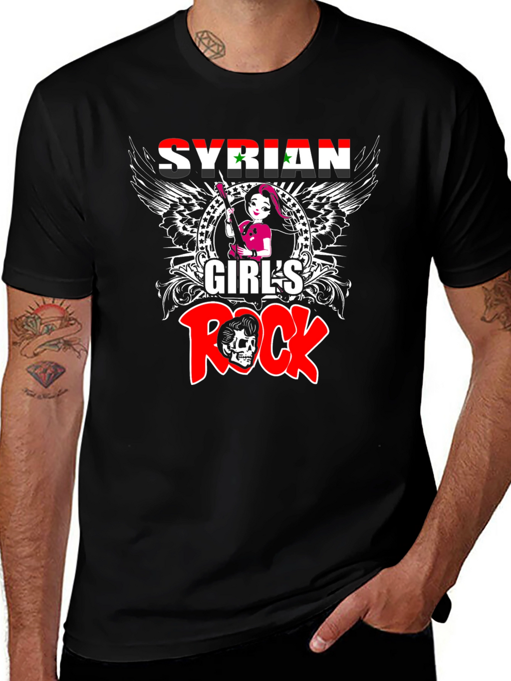 Syrian Girls Rock T-Shirt - Graphic Tee