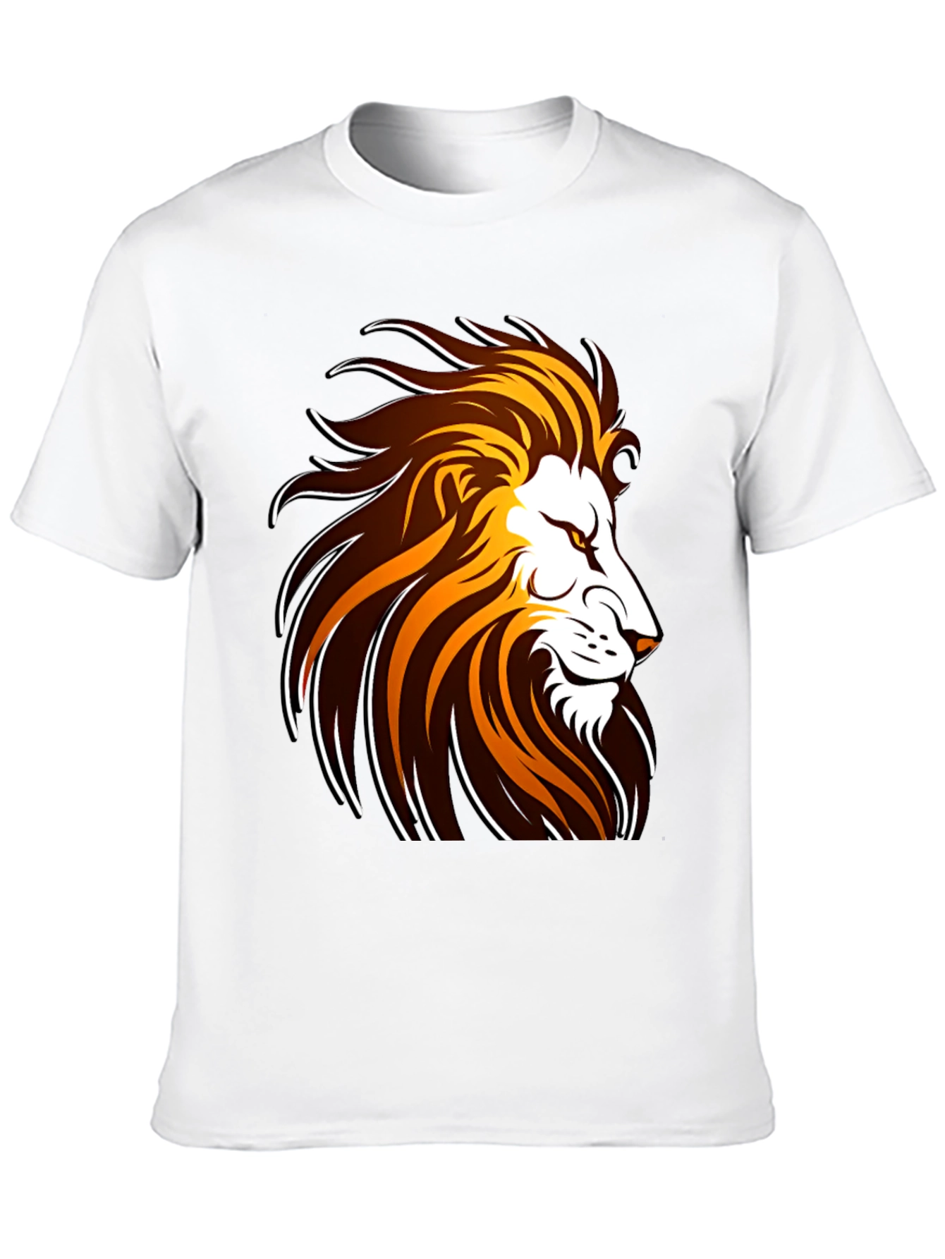 Lion Graphic Tee - Bold Design
