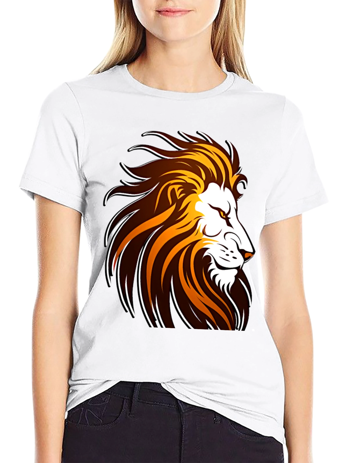 Lion Graphic Tee - Bold Design