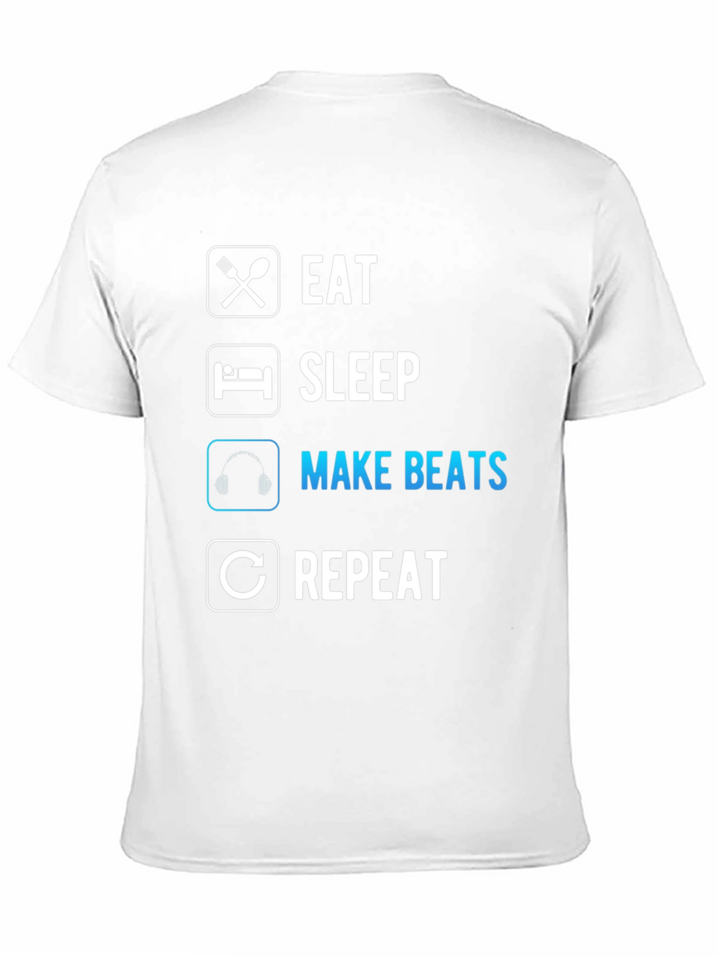 Eat Sleep Make Beats Repeat Graphic Tee