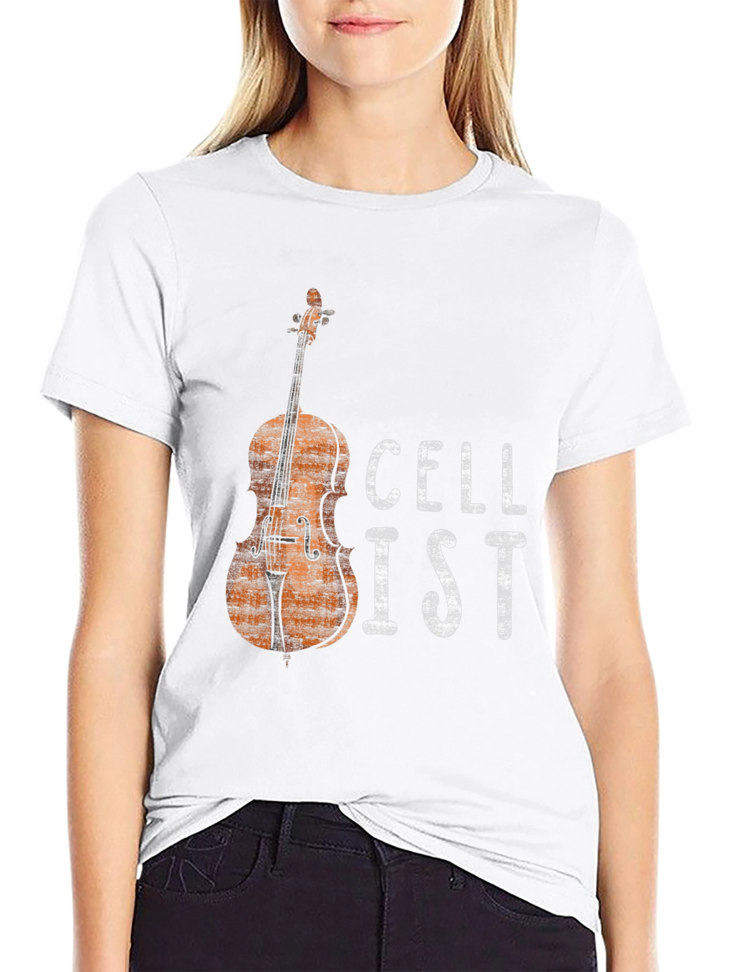 Cellist Graphic Tee - Musician T-Shirt