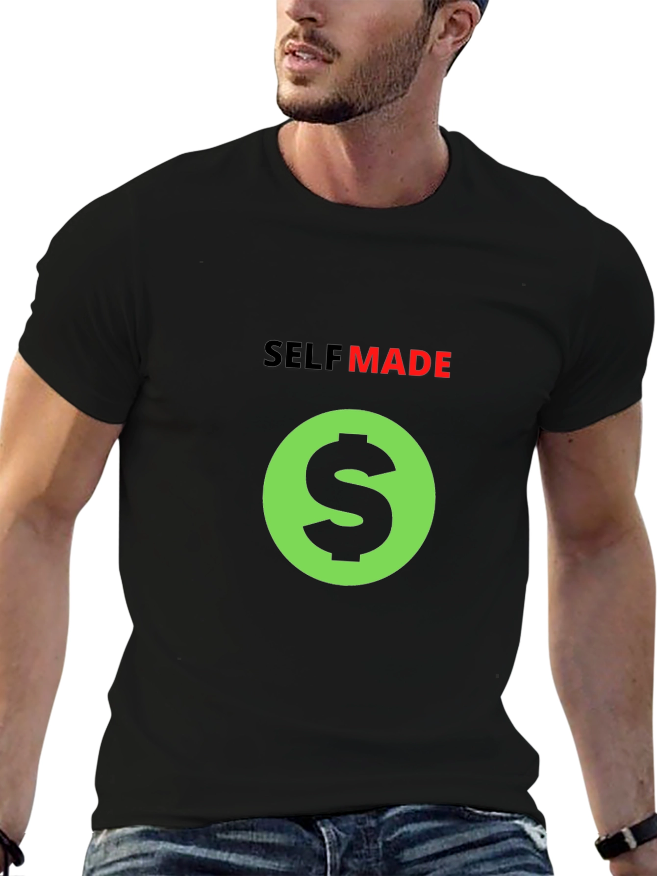 Self Made Black T-Shirt