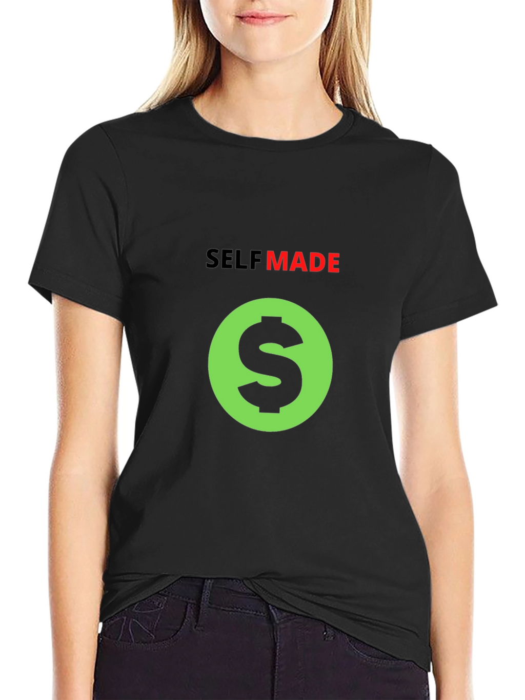 Self Made Black T-Shirt