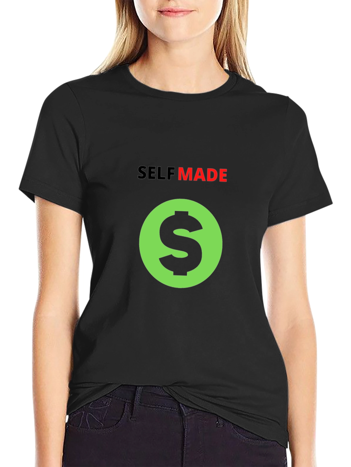 Self Made Black T-Shirt