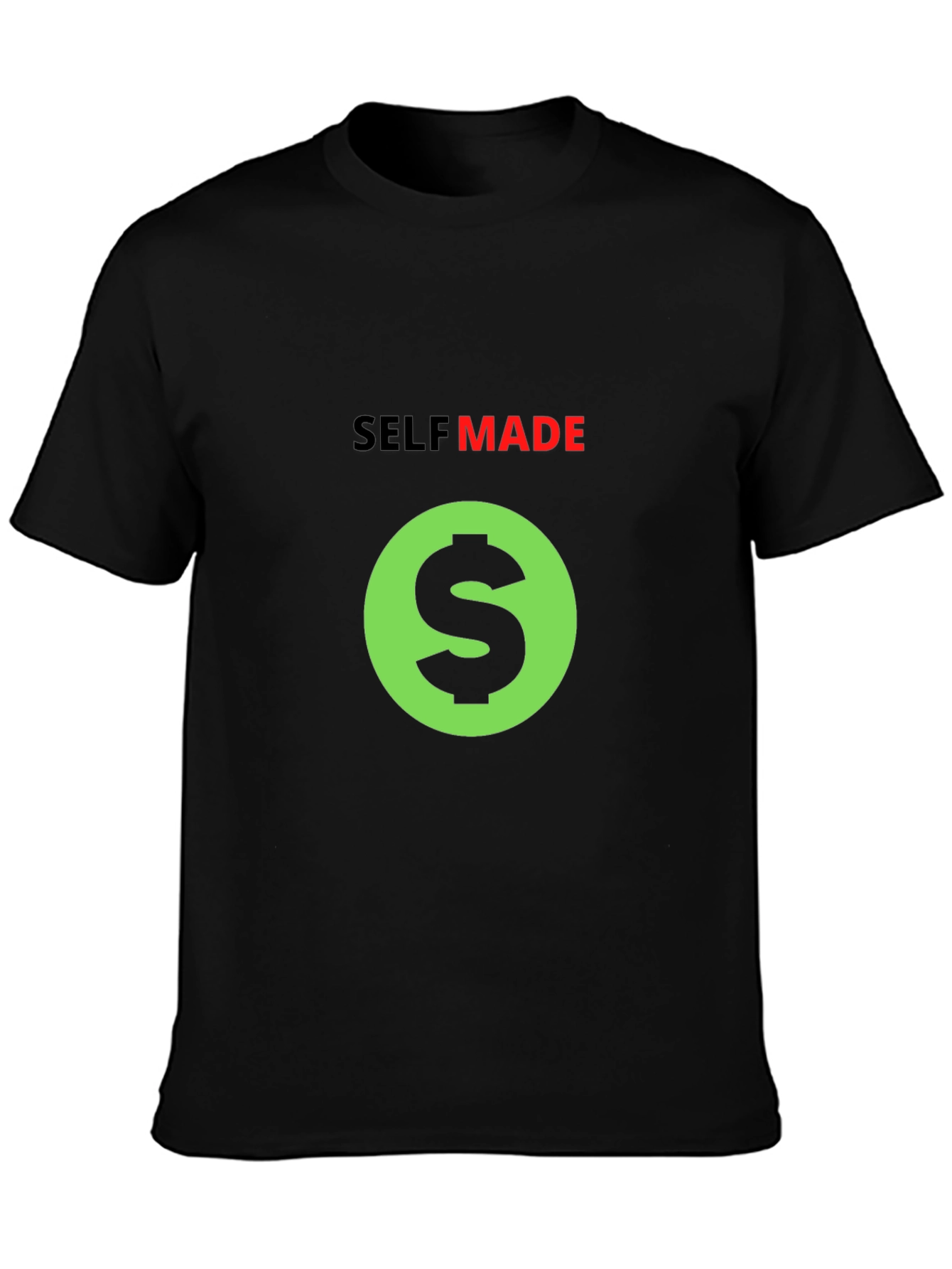 Self Made Black T-Shirt