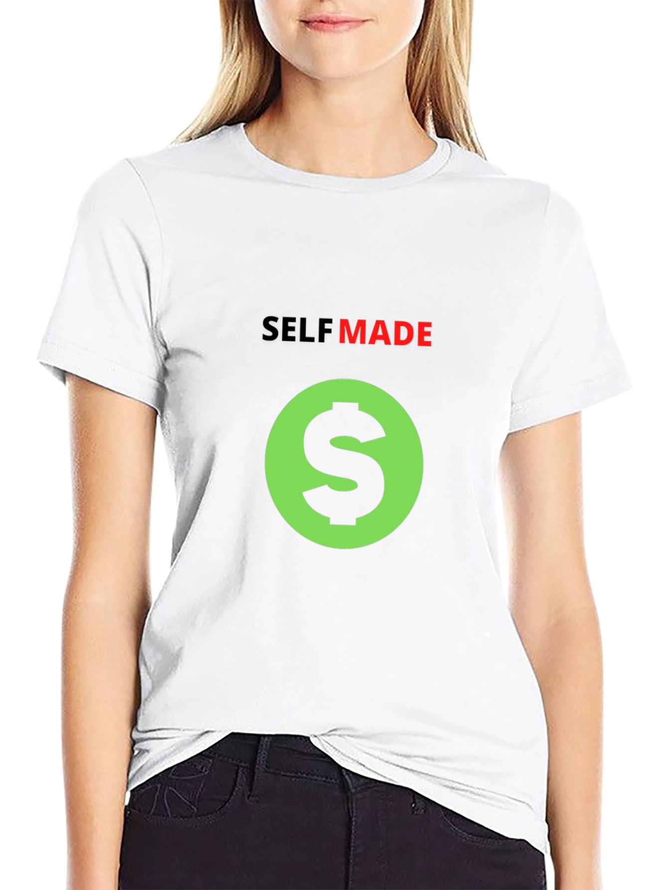 Self Made Black T-Shirt