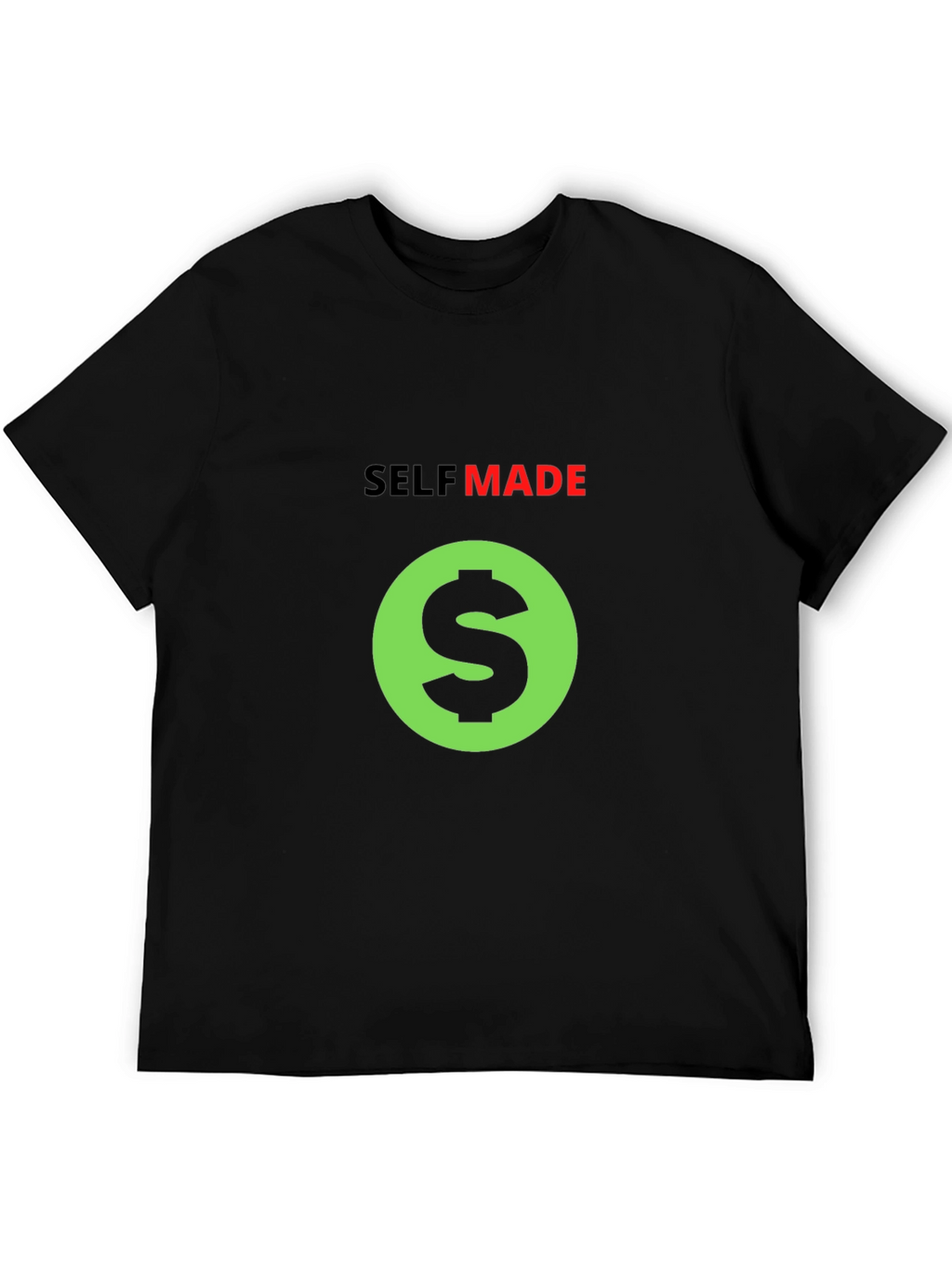 Self Made Black T-Shirt