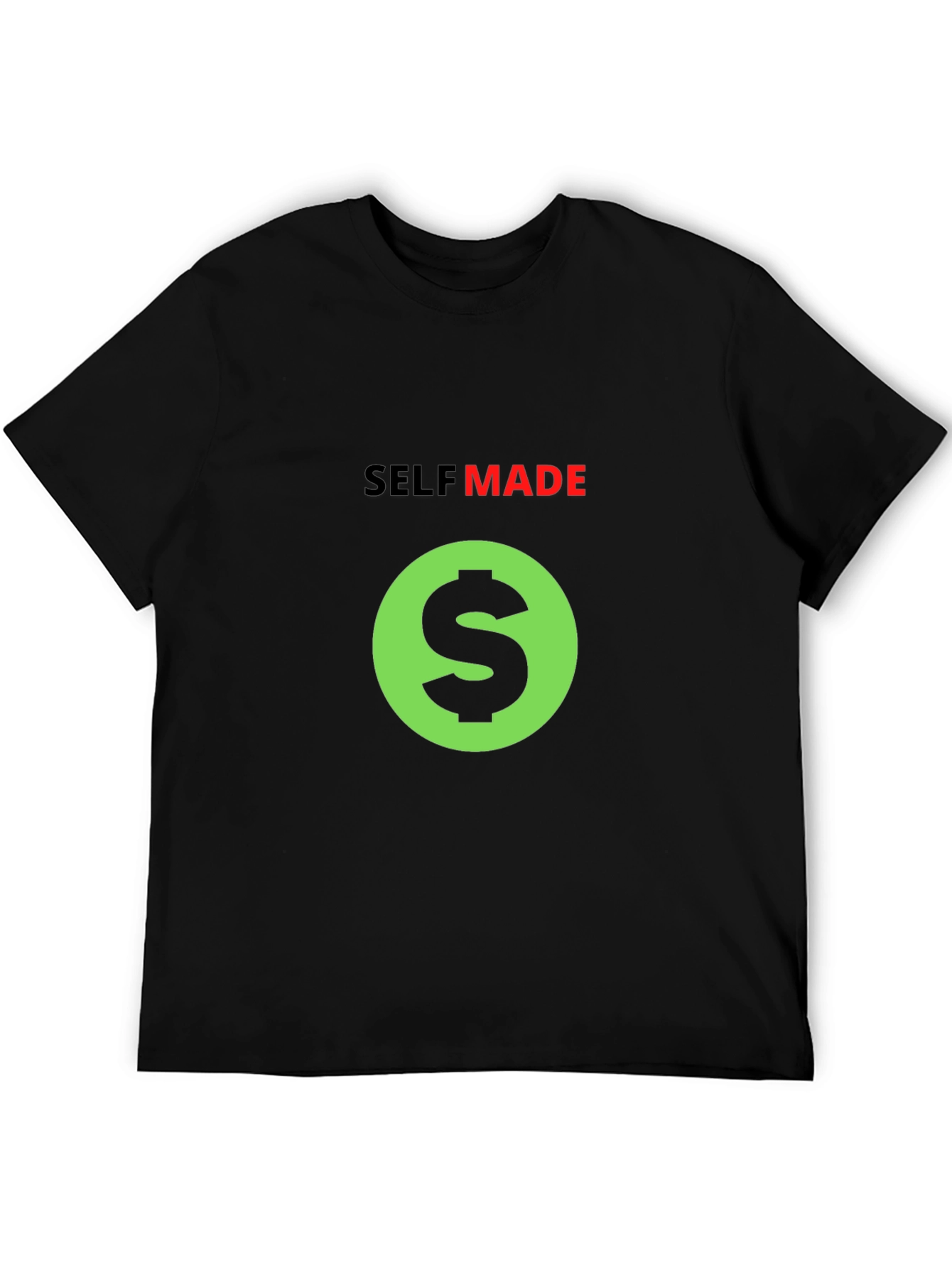 Self Made Black T-Shirt