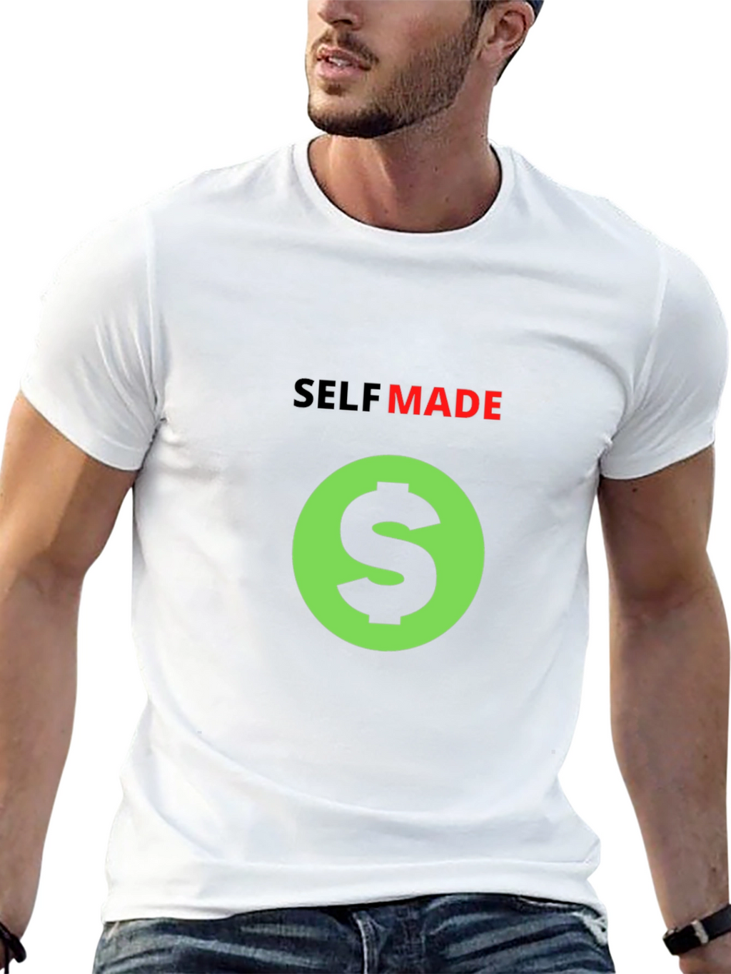 Self Made Black T-Shirt