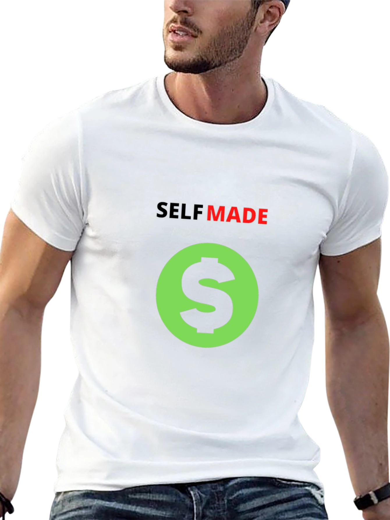 Self Made Black T-Shirt