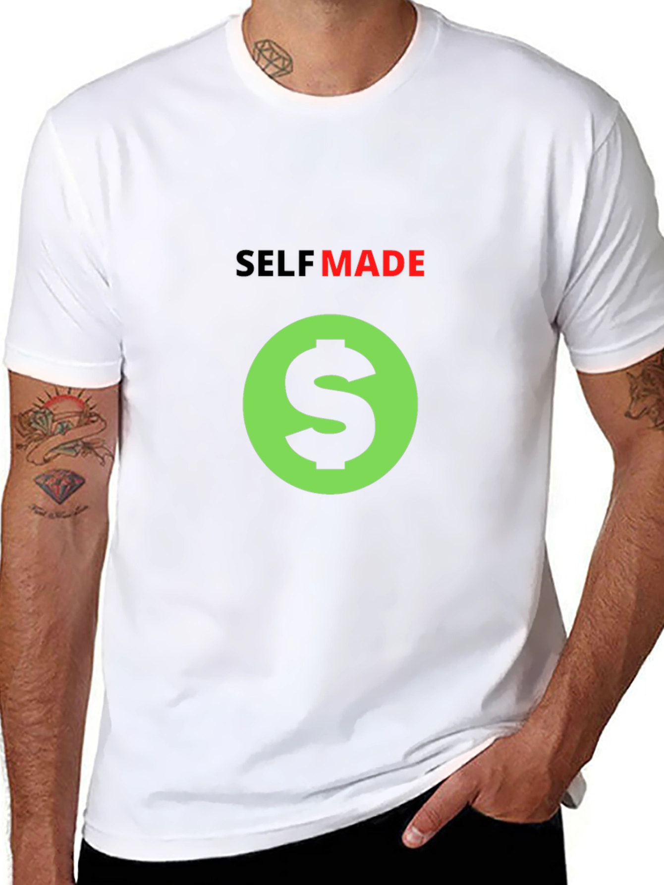 Self Made Black T-Shirt