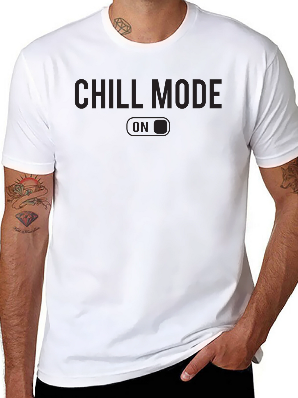 Chill Mode On Graphic T-Shirt Casual Wear