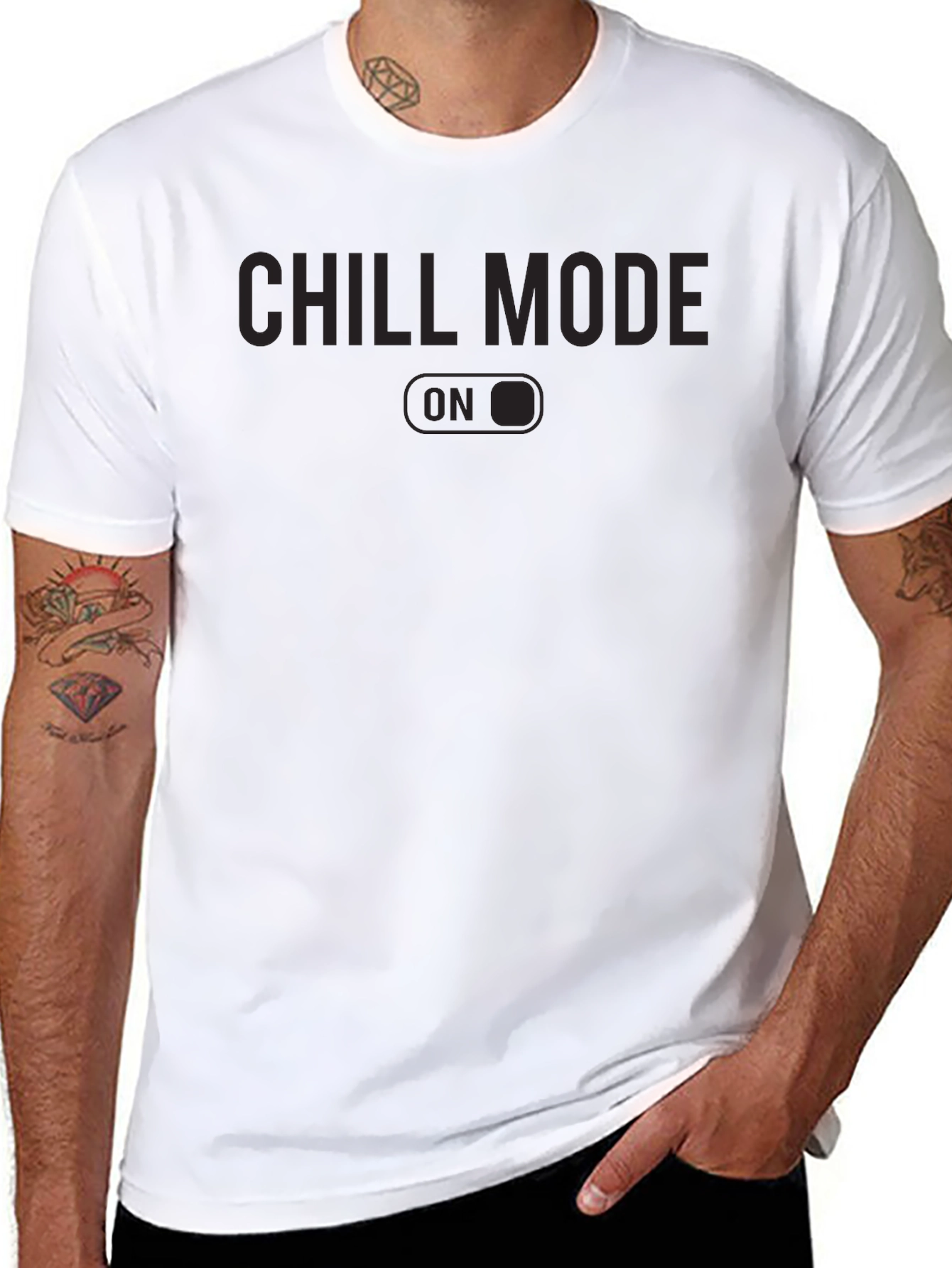 Chill Mode On Graphic T-Shirt Casual Wear