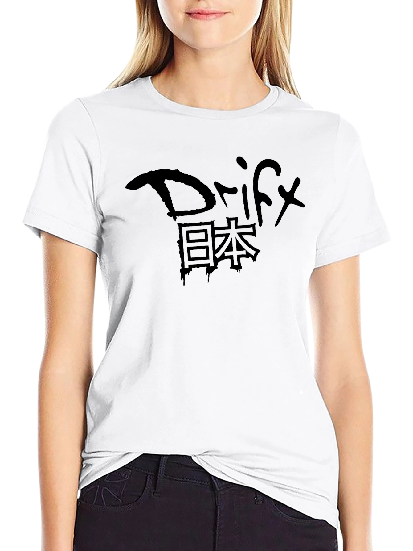 Drift Japan Tee - Mens Black Graphic T-Shirt