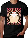 Zen Santa Graphic Tee - Holiday Humor T-Shirt
