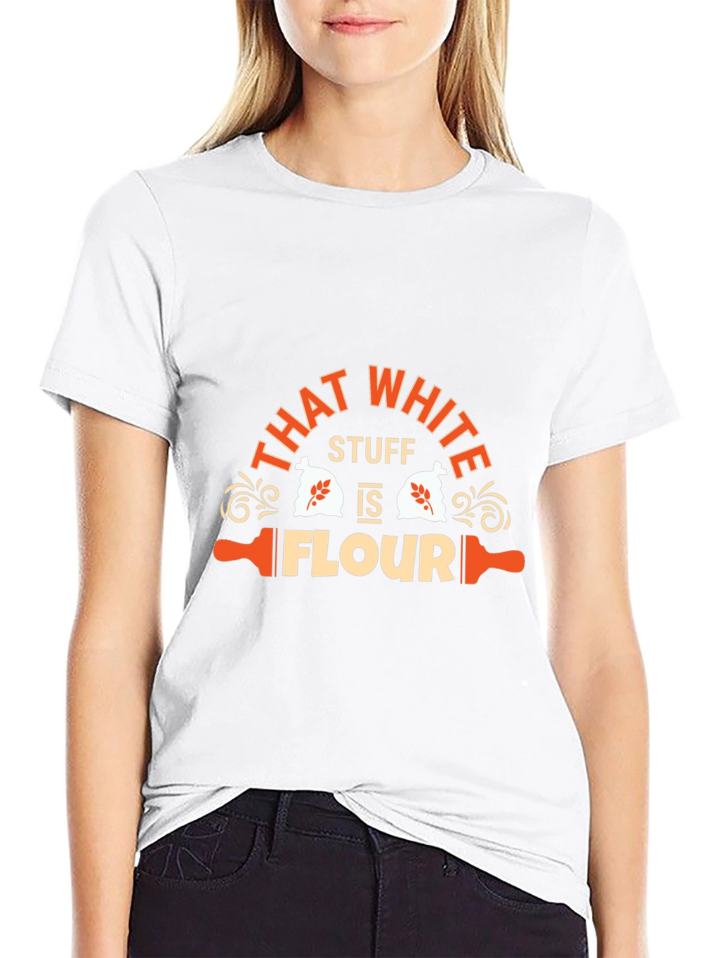 Funny That White Stuff is Flour Graphic T-Shirt