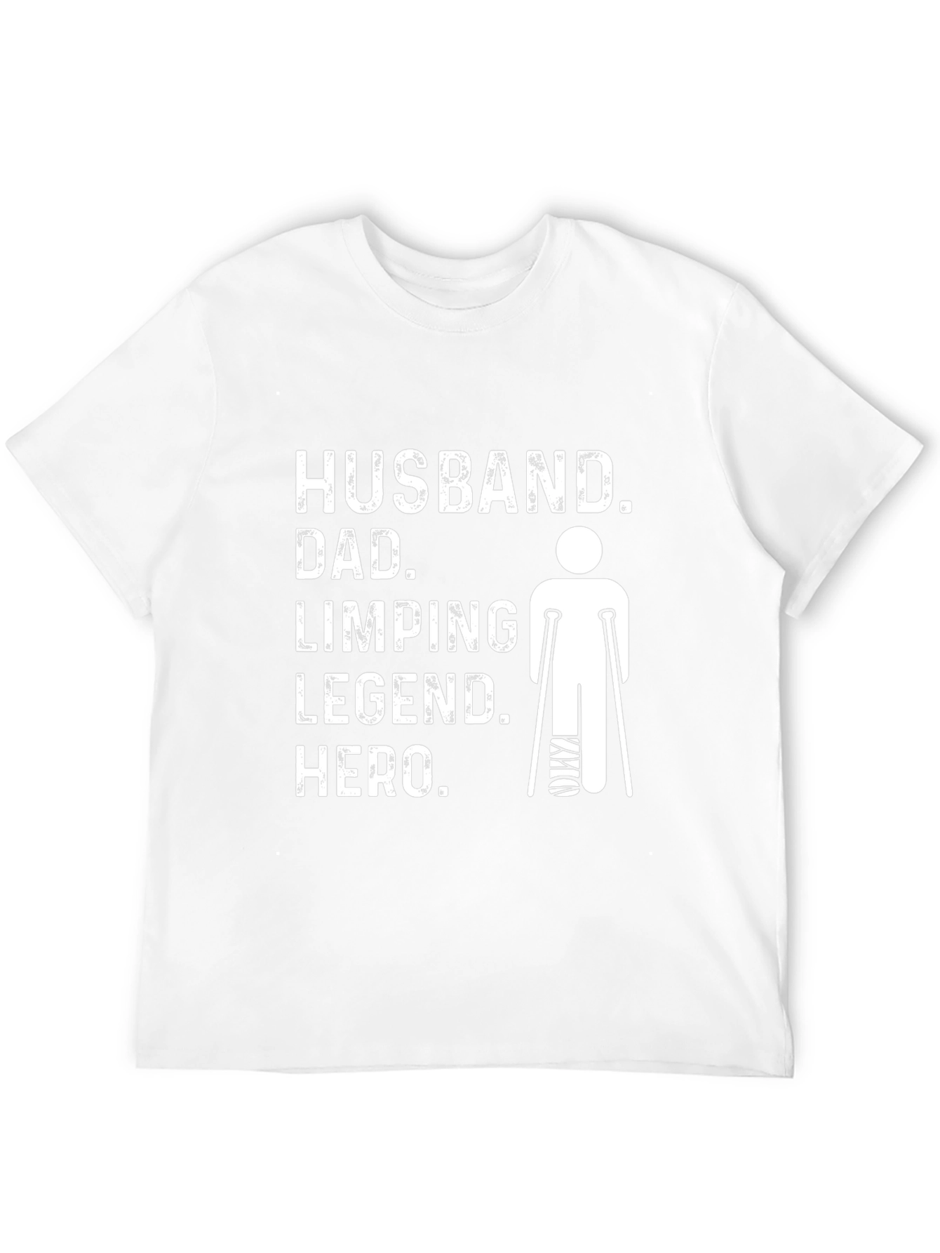 Husband Dad Limping Legend Hero T-Shirt