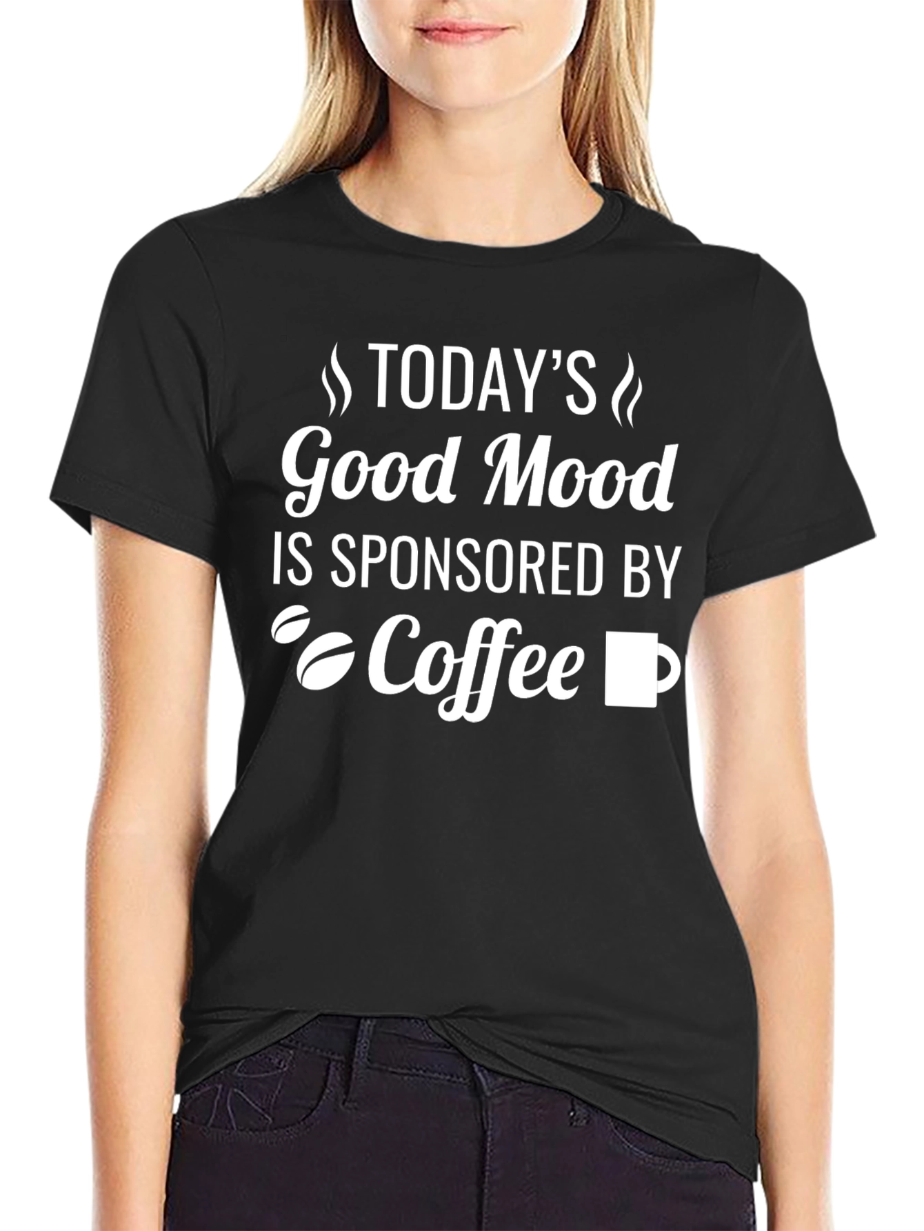 Coffee Sponsored Good Mood T-Shirt