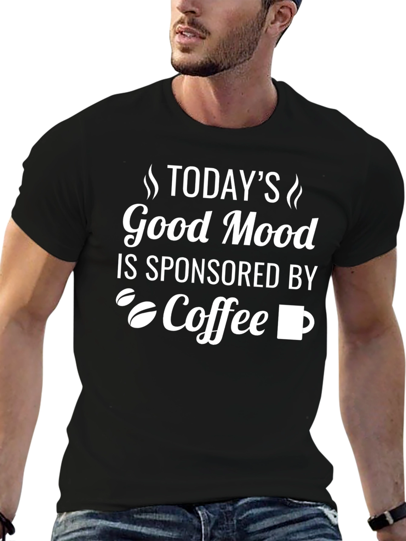 Coffee Sponsored Good Mood T-Shirt