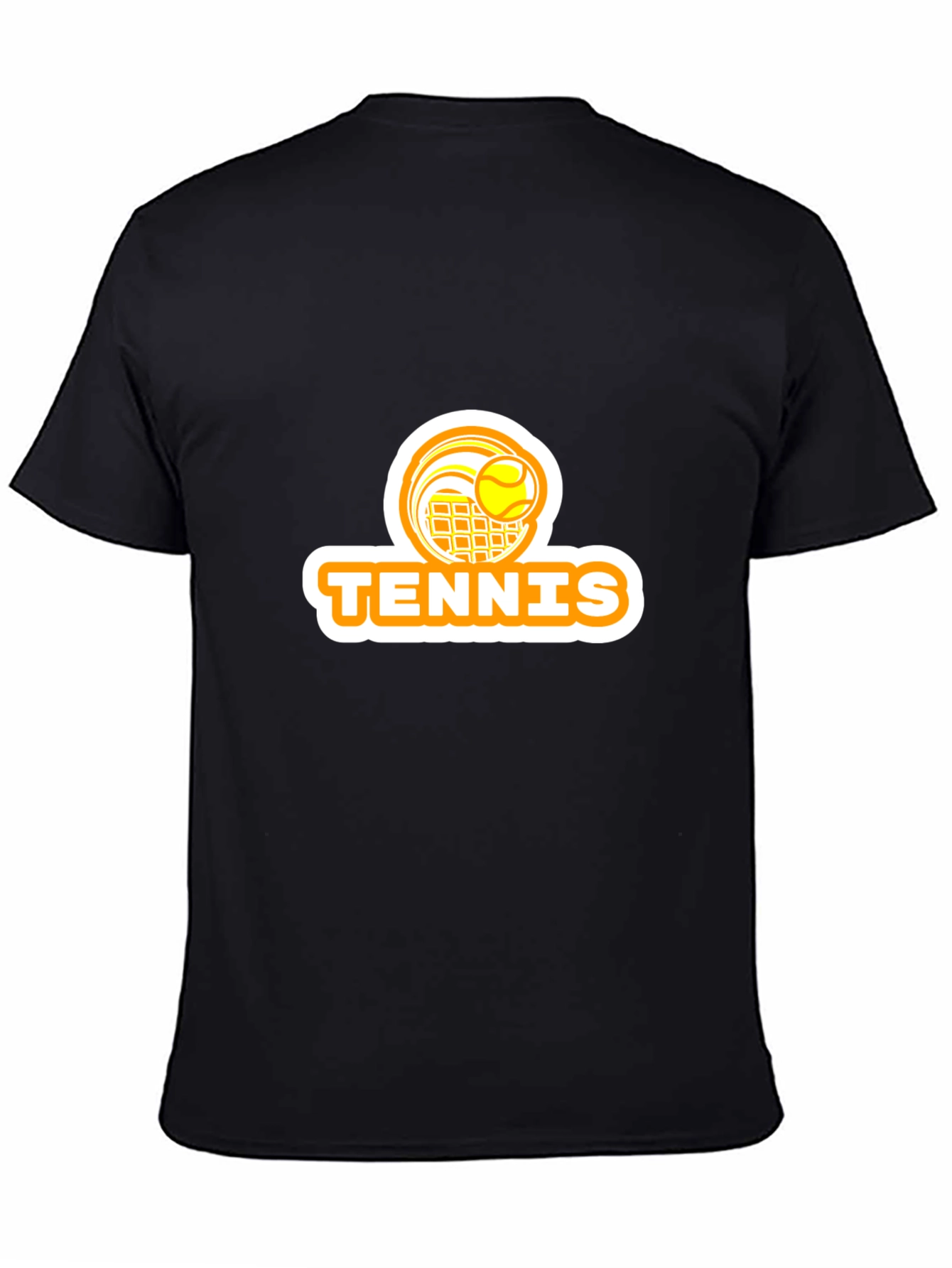 Tennis Graphic T-Shirt - Black