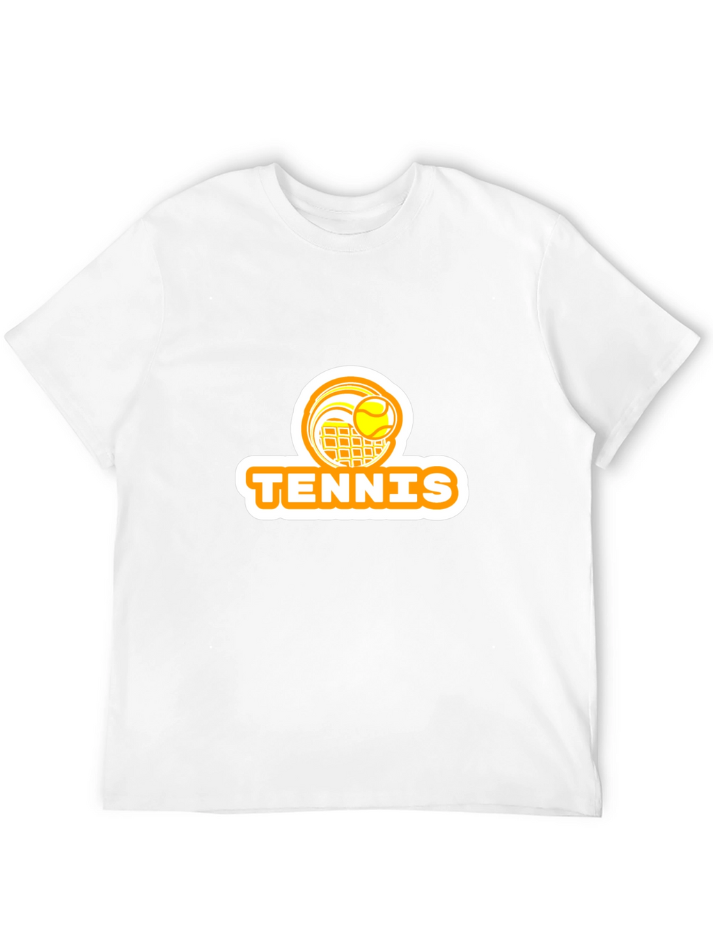 Tennis Graphic T-Shirt - Black