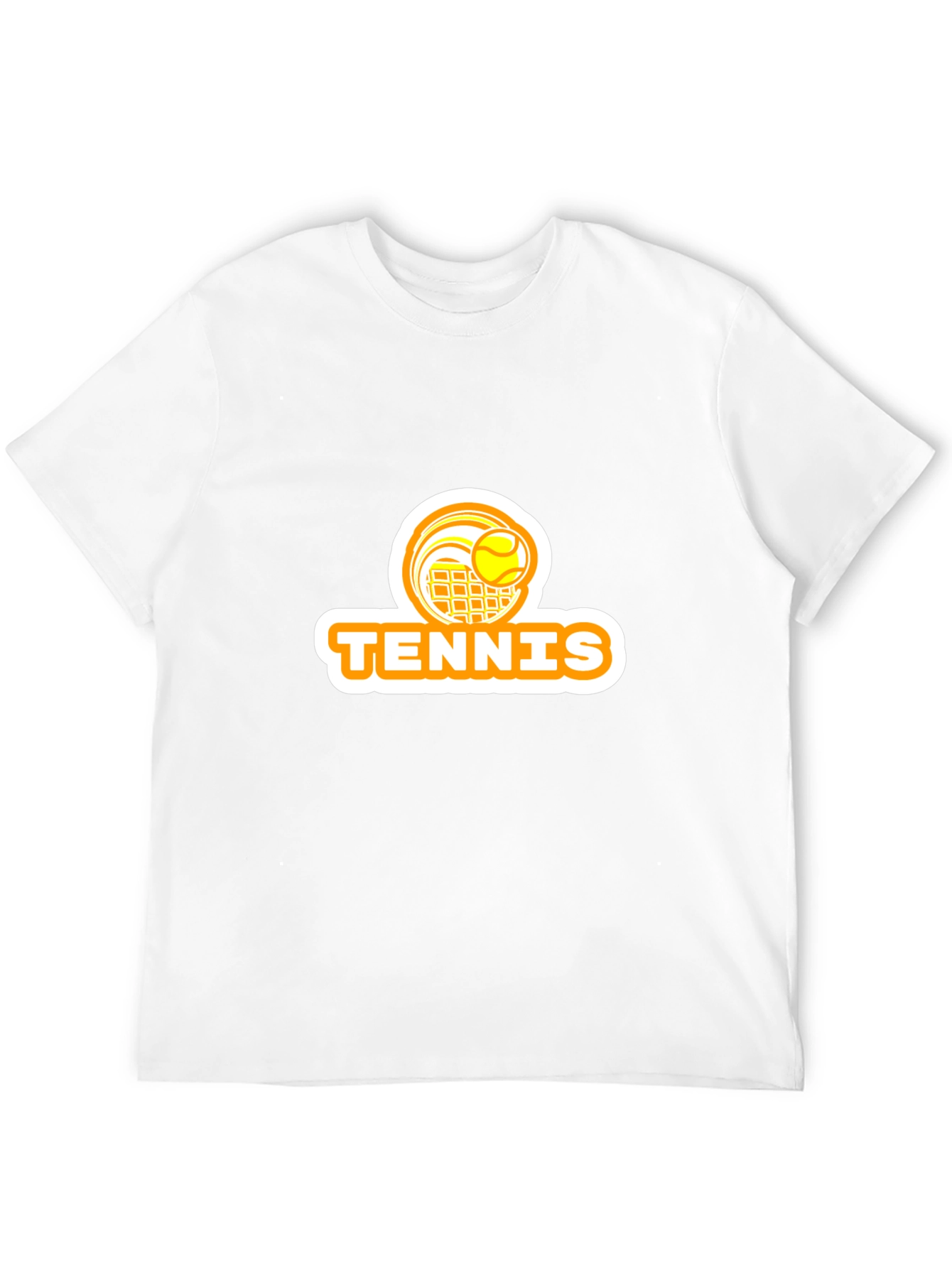 Tennis Graphic T-Shirt - Black