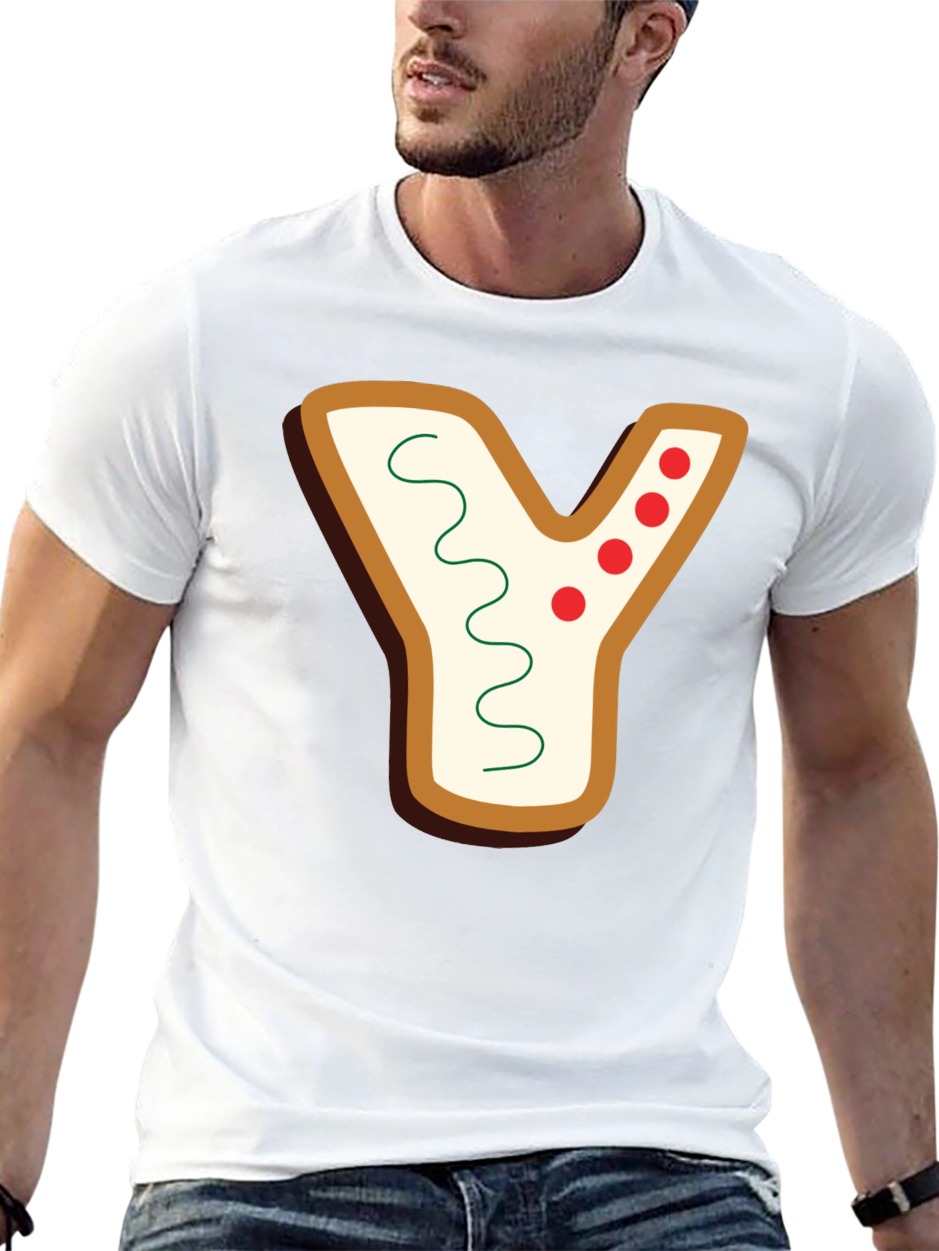 Gingerbread Letter Y Shirt