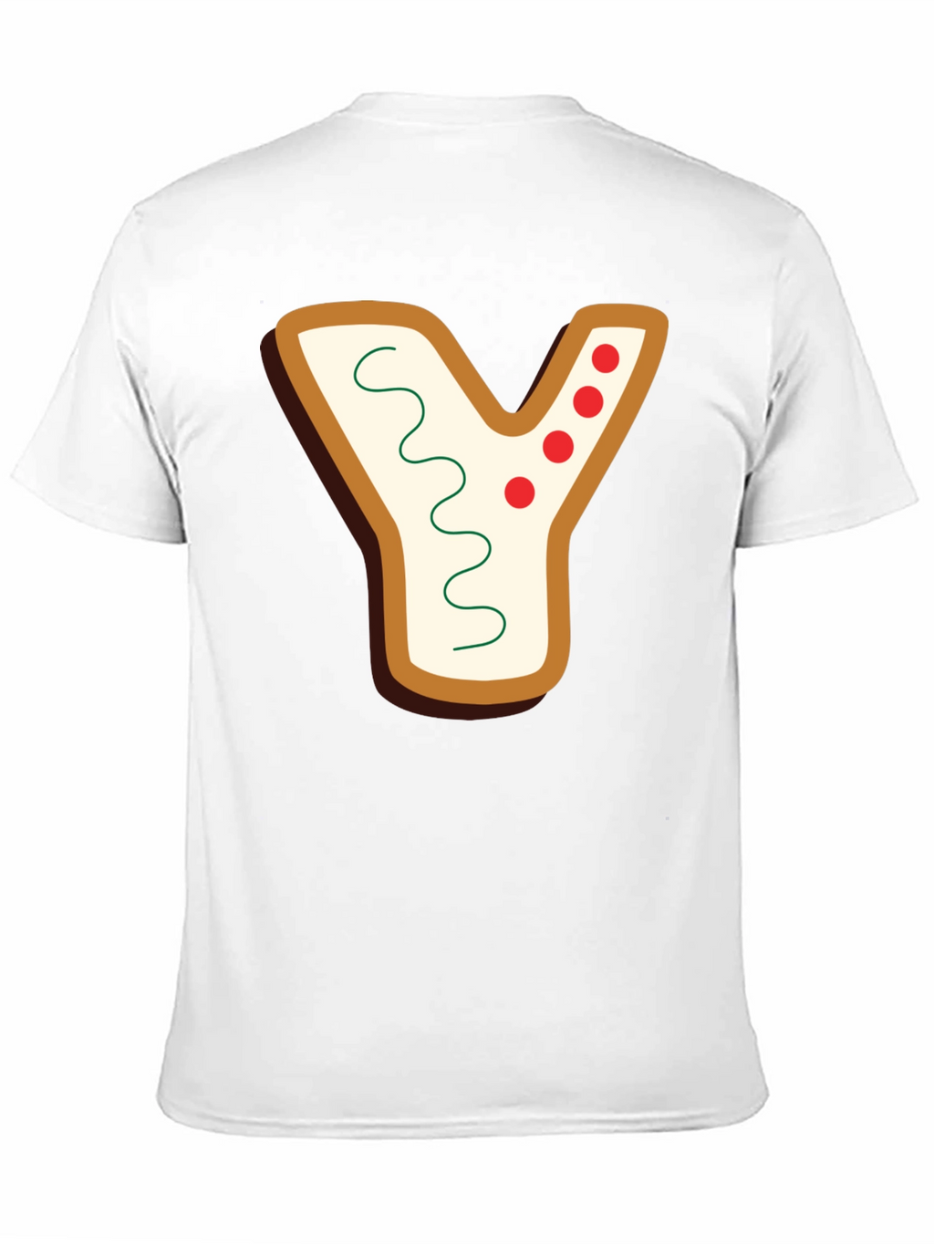 Gingerbread Letter Y Shirt